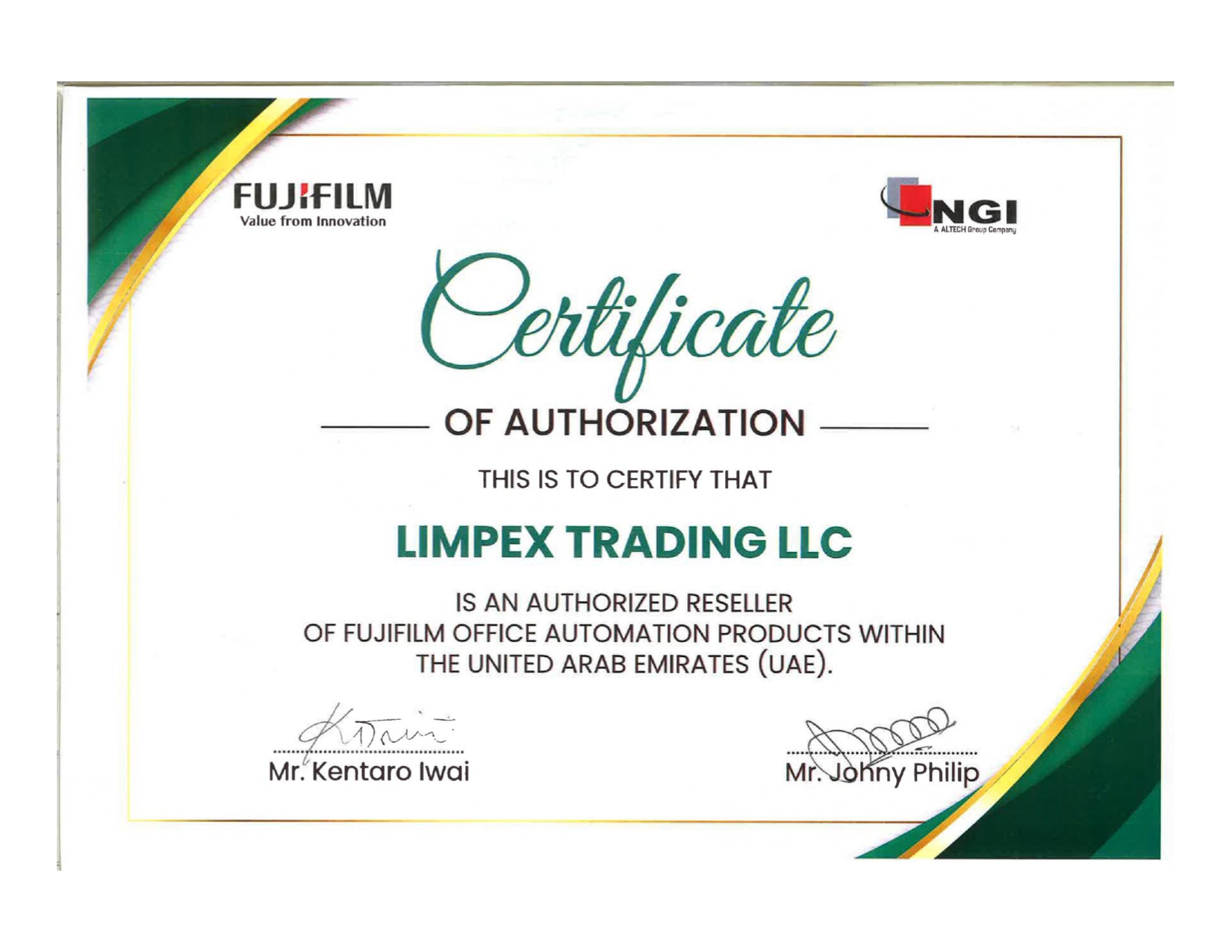 FUJIFILM Official Reseller Certificate_page-0001
